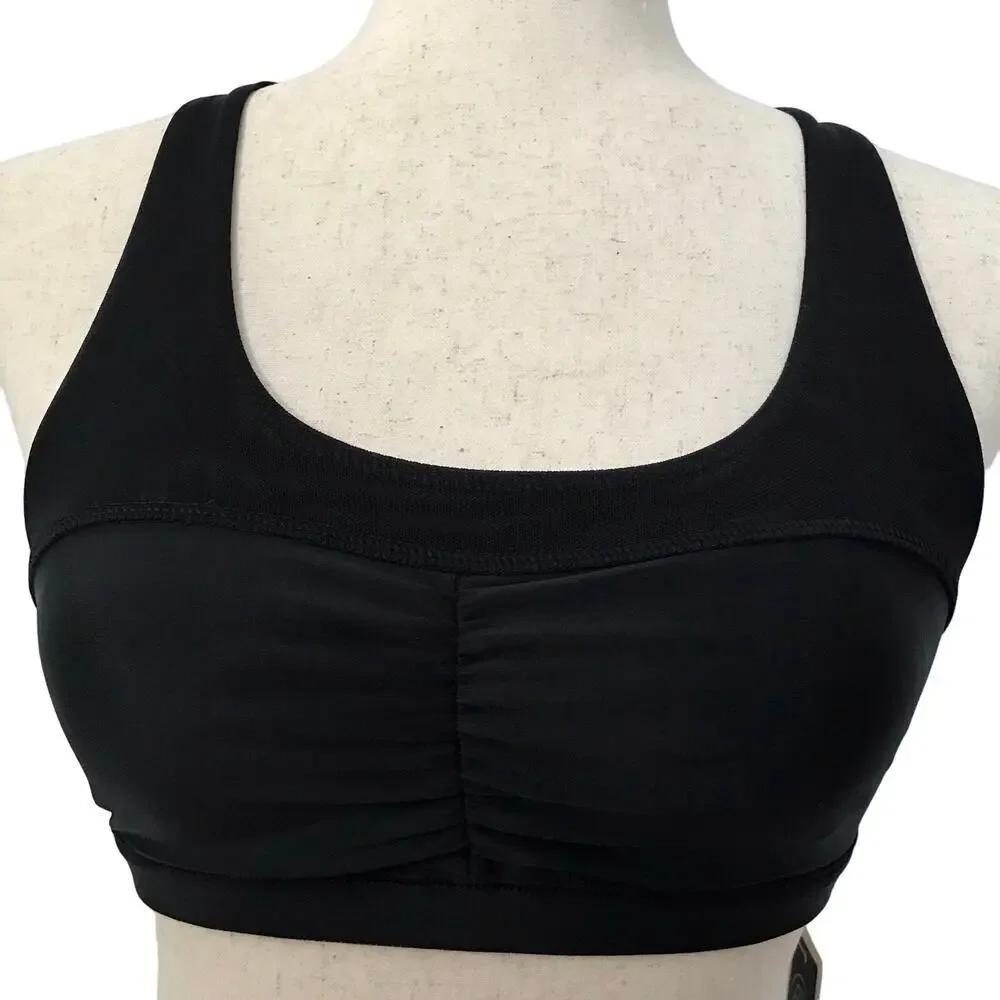 Roxy NWT Black Pull On Sports Bra Women S